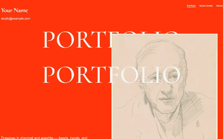 The Marmalade template's home page